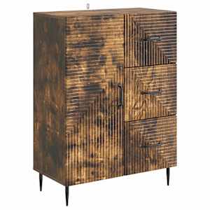 Servírovací skříň se zásuvkou Kouřový dub 66 x 34,5 x 89,5 cm - obrázek 2