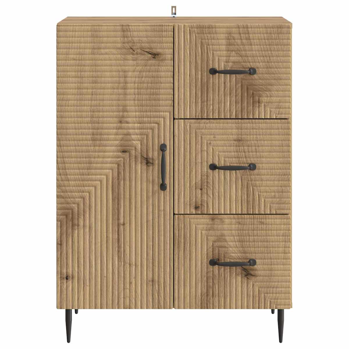 Sideboard 66 x 34,5 x 89,5 cm Konstrueret træ - Billede 5