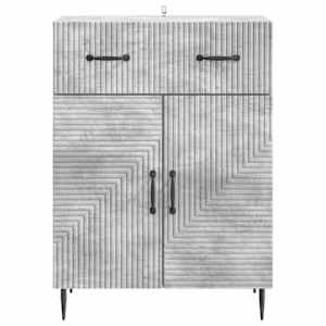 Servírovací skříň se zásuvkou Betonově šedá 66 x 34,5 x 89,5 cm - obrázek 4