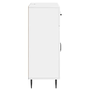 Servírovací skříň Bílá s vysokým leskem 66 x 34,5 x 89,5 cm - obrázek 7