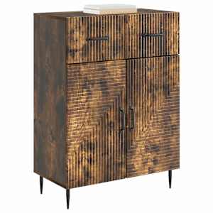 Servírovací skříň se zásuvkou Kouřový dub 66 x 34,5 x 89,5 cm - obrázek 3
