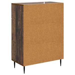 Servírovací skříň se zásuvkou Staré dřevo 66 x 34,5 x 89,5 cm - obrázek 8