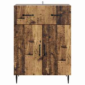 Servírovací skříň se zásuvkou Staré dřevo 66 x 34,5 x 89,5 cm - obrázek 6