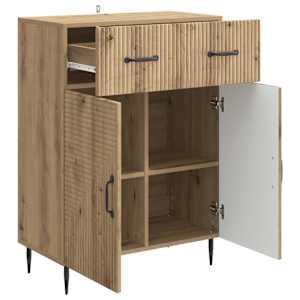 Servírovací skříň Dub artisan 66 x 34,5 x 89,5 cm - obrázek 5