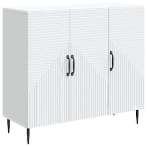 Servírovací skříň Bílá 89 x 34,5 x 80 cm Kompozitní dřevo - obrázek 2