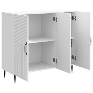 Servírovací skříň Bílá 89 x 34,5 x 80 cm Kompozitní dřevo - obrázek 5