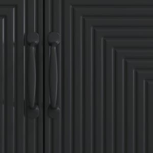 Servírovací skříň Černá 89 x 34,5 x 80 cm Kompozitní dřevo - obrázek 8
