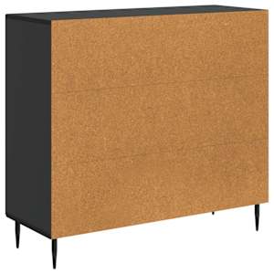 Servírovací skříň Černá 89 x 34,5 x 80 cm Kompozitní dřevo - obrázek 6