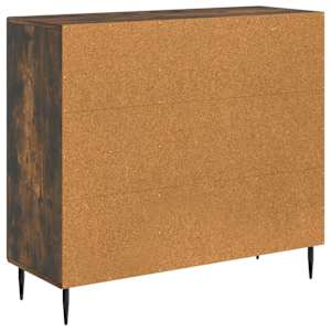 Servírovací skříň Kouřový dub 89 x 34,5 x 80 cm - obrázek 8