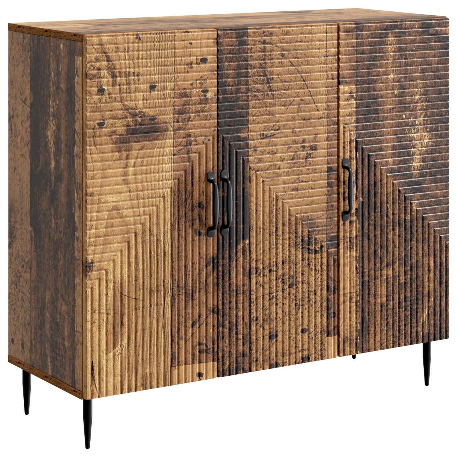 Dressoir Oud hout 89 x 34,5 x 80 cm Bewerkt hout