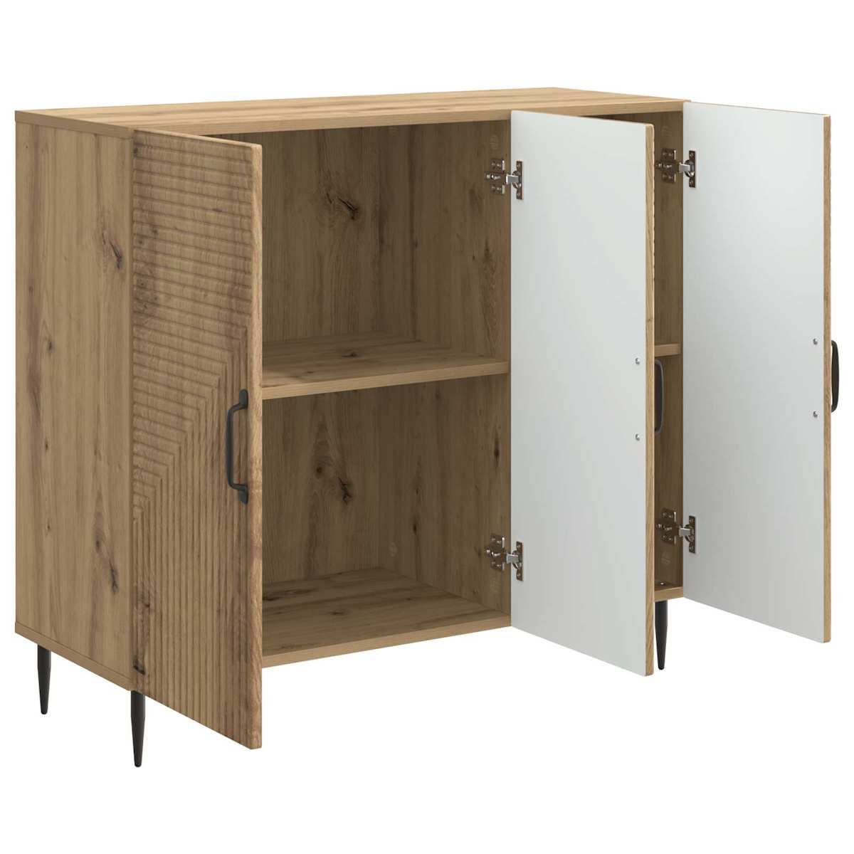 Sideboard 89 x 34,5 x 80 cm Konstrueret træ - Billede 5