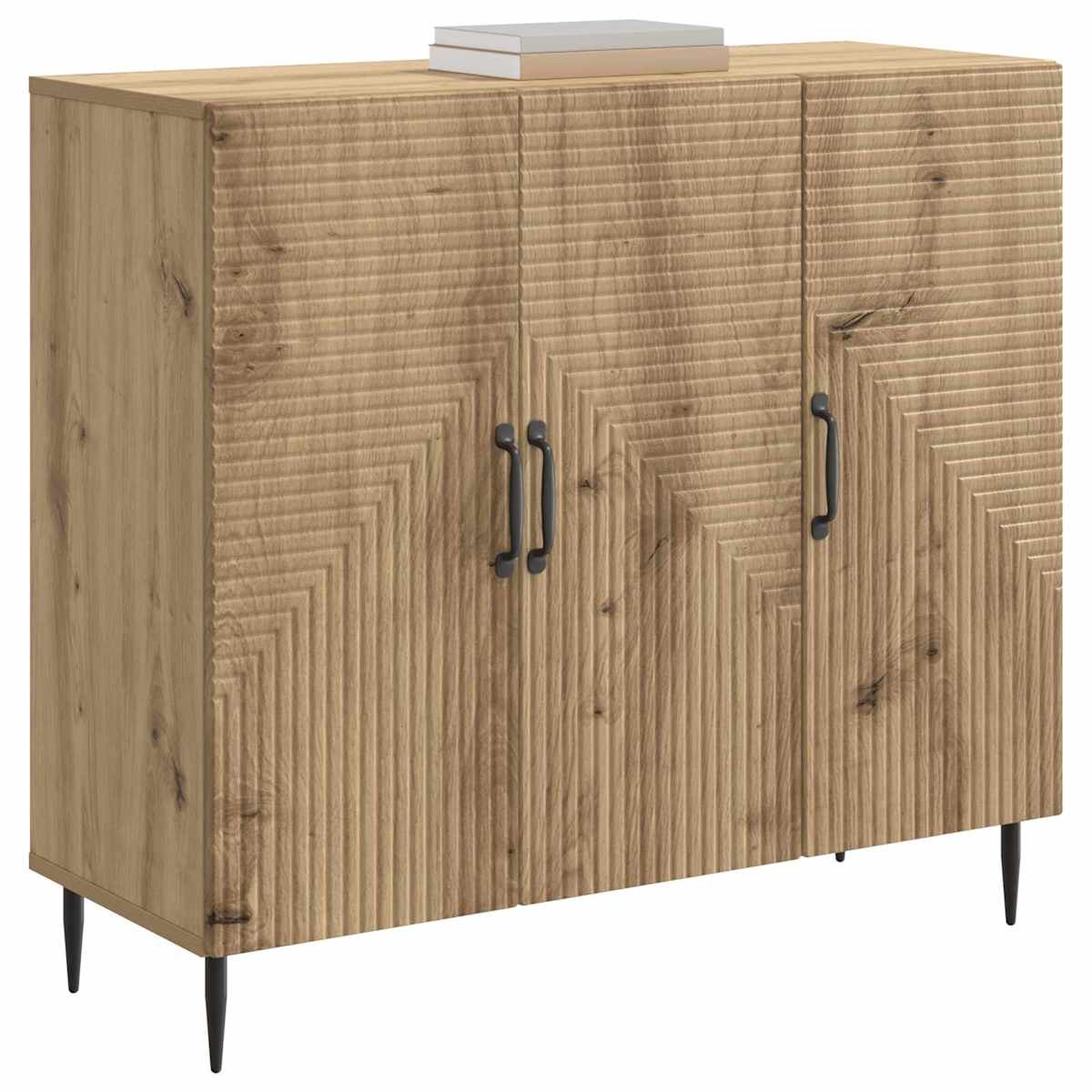 Sideboard 89 x 34,5 x 80 cm Konstrueret træ - Billede 3