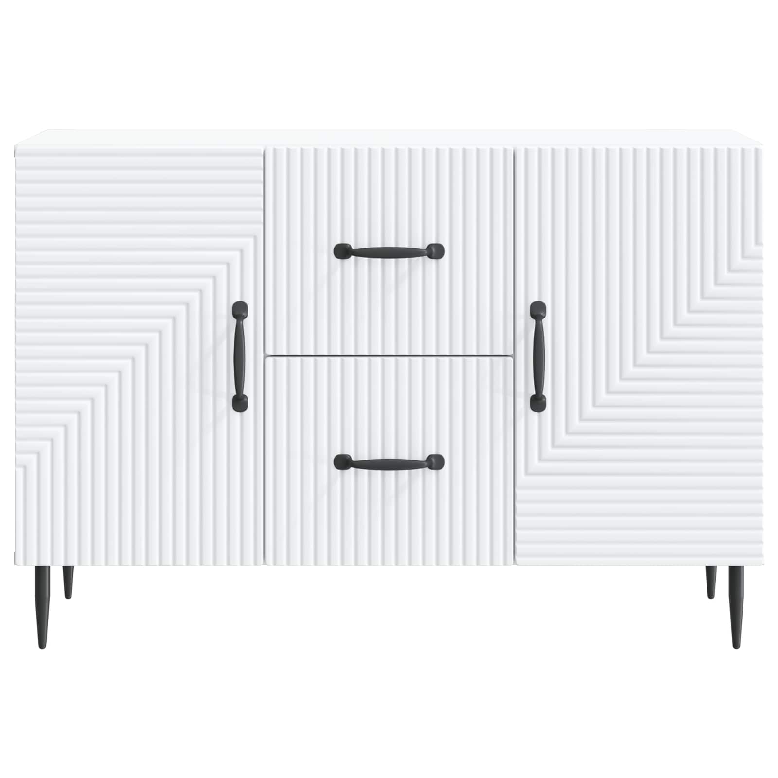 Sideboard Weiß 89 x 34,5 x 60 cm Holzwerkstoff – Ansicht 6
