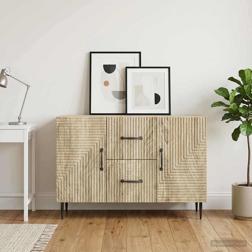 Sideboard Sonoma-Eiche 89 x 34,5 x 60 cm Holzwerkstoff – Ansicht 4