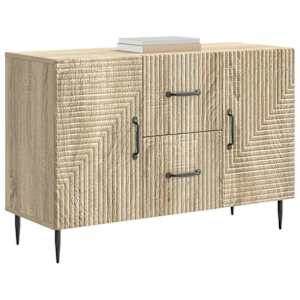 Servírovací skříň Dub sonoma 89 x 34,5 x 60 cm Kompozitní dřevo - obrázek 3