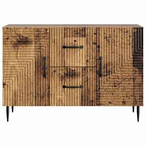 Servírovací skříň se zásuvkou Staré dřevo 89 x 34,5 x 60 cm - obrázek 4