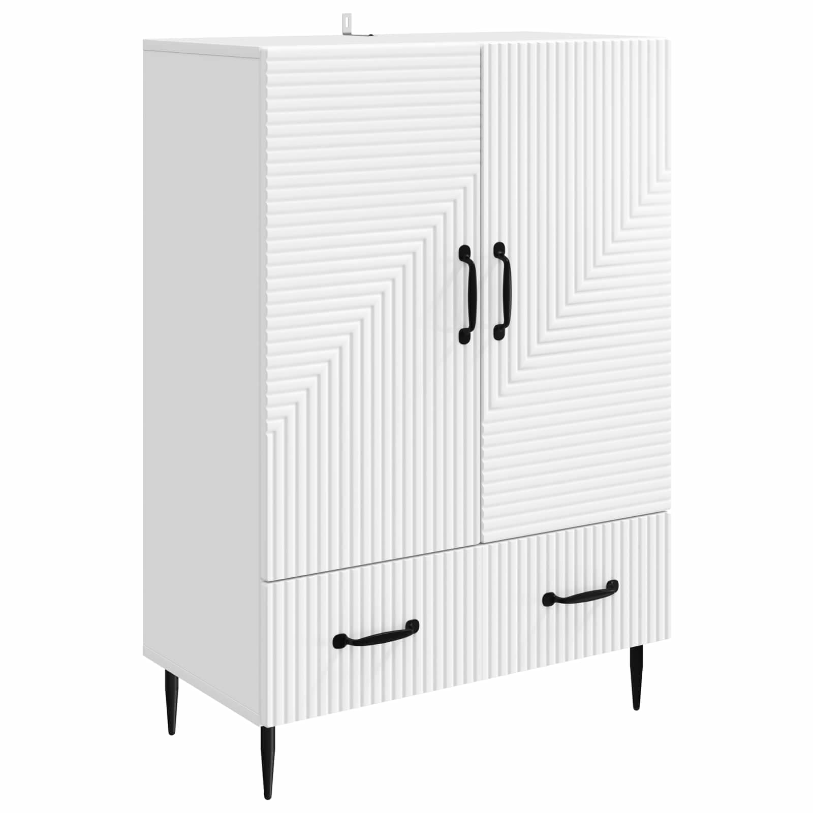 vidaXL Bufet cu sertar Alb 66 x 34,5 x 95 cm Lemn prelucrat