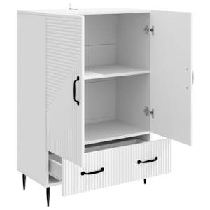 Servírovací skříň Bílá 66 x 34,5 x 95 cm Kompozitní dřevo - obrázek 4