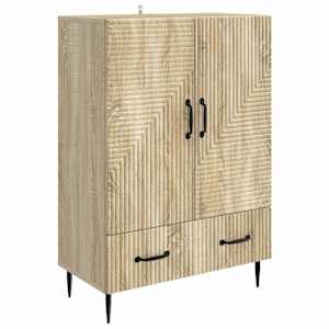 Servírovací skříň Dub sonoma 66 x 34,5 x 95 cm Kompozitní dřevo - obrázek 2