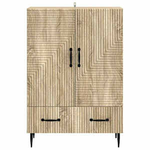 Servírovací skříň Dub sonoma 66 x 34,5 x 95 cm Kompozitní dřevo - obrázek 5