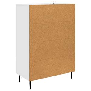 Servírovací skříň Bílá s vysokým leskem 66 x 34,5 x 95 cm - obrázek 7