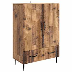 Servírovací skříň se zásuvkou Staré dřevo 66 x 34,5 x 95 cm - obrázek 2