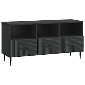 Televizní skříň Černá 102 x 34,5 x 50 cm Kompozitní dřevo - obrázek 2