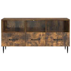 Televizní skříň Kouřový dub 102 x 34,5 x 50 cm Kompozitní dřevo - obrázek 4