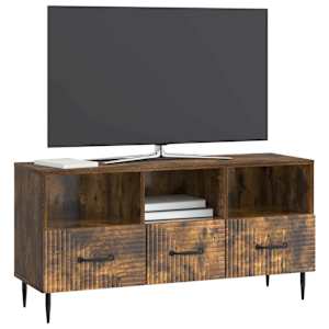 Televizní skříň Kouřový dub 102 x 34,5 x 50 cm Kompozitní dřevo - obrázek 2