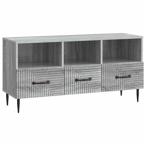 vidaXL Telerikapp sahtliga Hall Sonoma 102 x 34,5 x 50 cm Tehispuit
