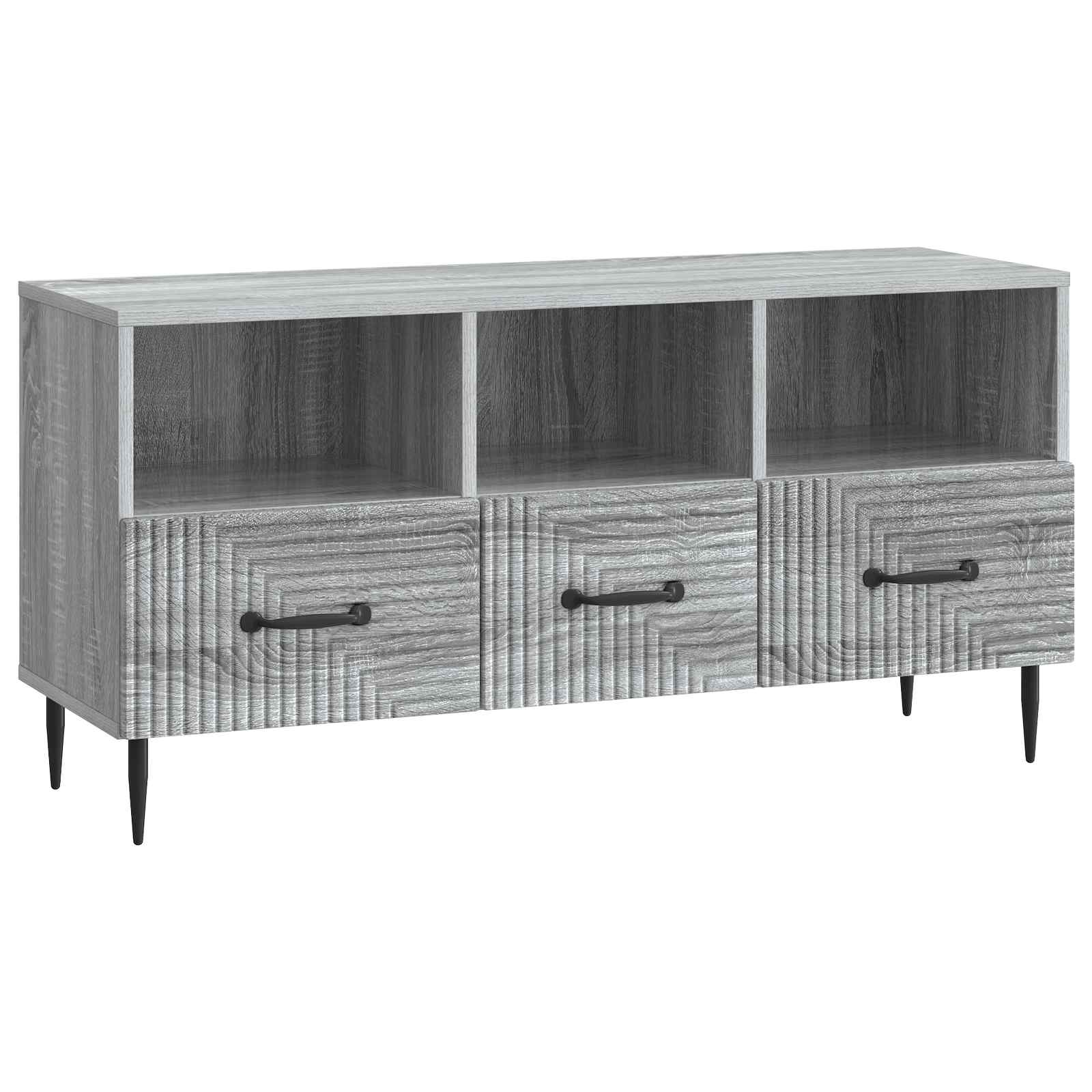 vidaXL Cabinet TV Sonoma gri 102 x 34,5 x 50 cm Lemn prelucrat