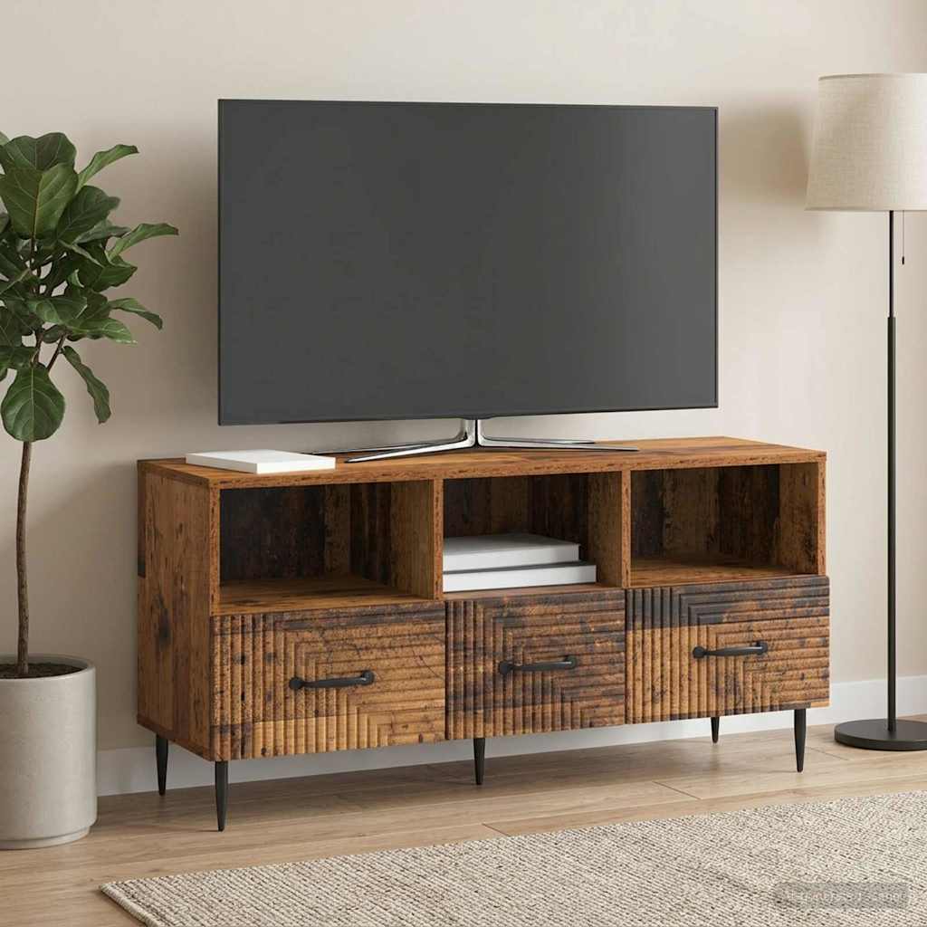TV-kaappi Vanha puu 102 x 34,5 x 50 cm Tekninen puu