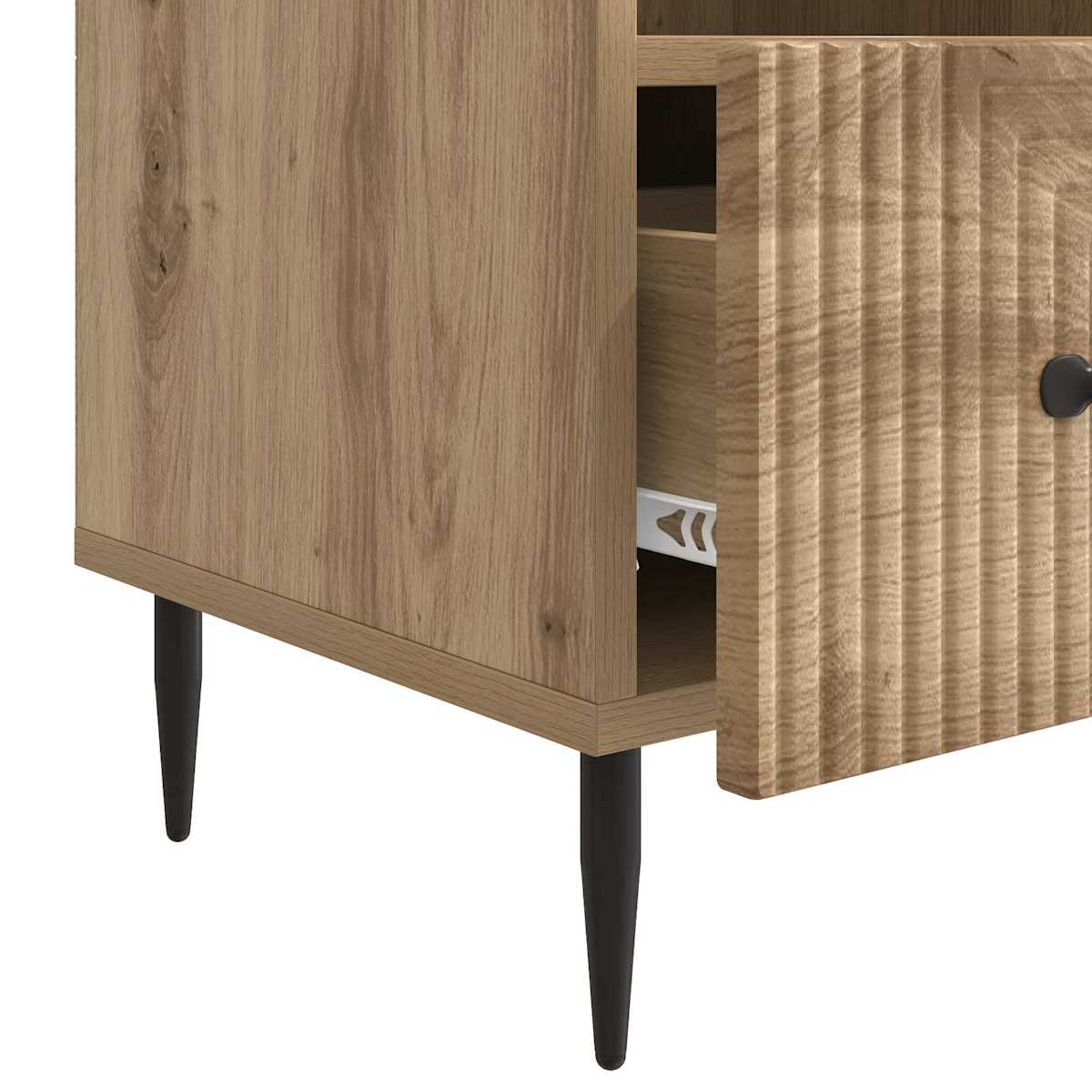 TV-skab 102 x 34,5 x 50 cm Konstrueret træ - Billede 9