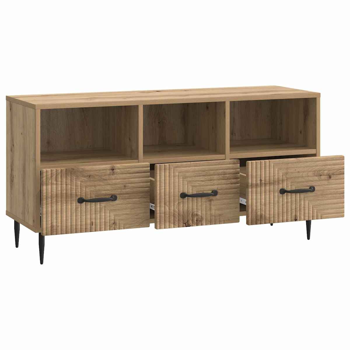 TV-skab 102 x 34,5 x 50 cm Konstrueret træ - Billede 5