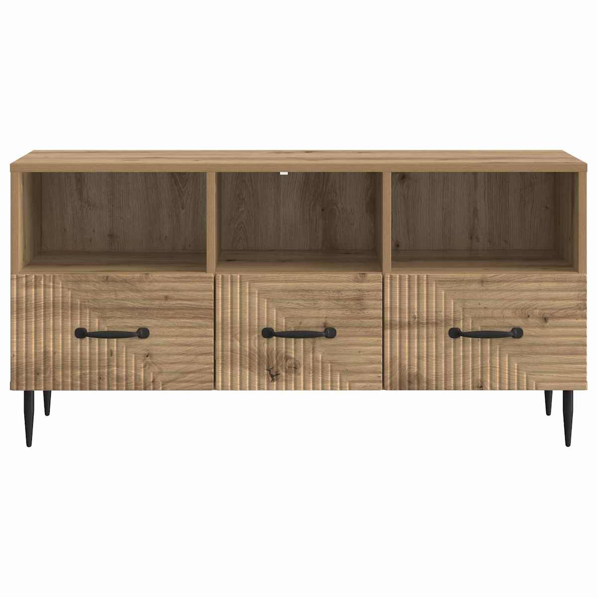 TV-skab 102 x 34,5 x 50 cm Konstrueret træ - Billede 6