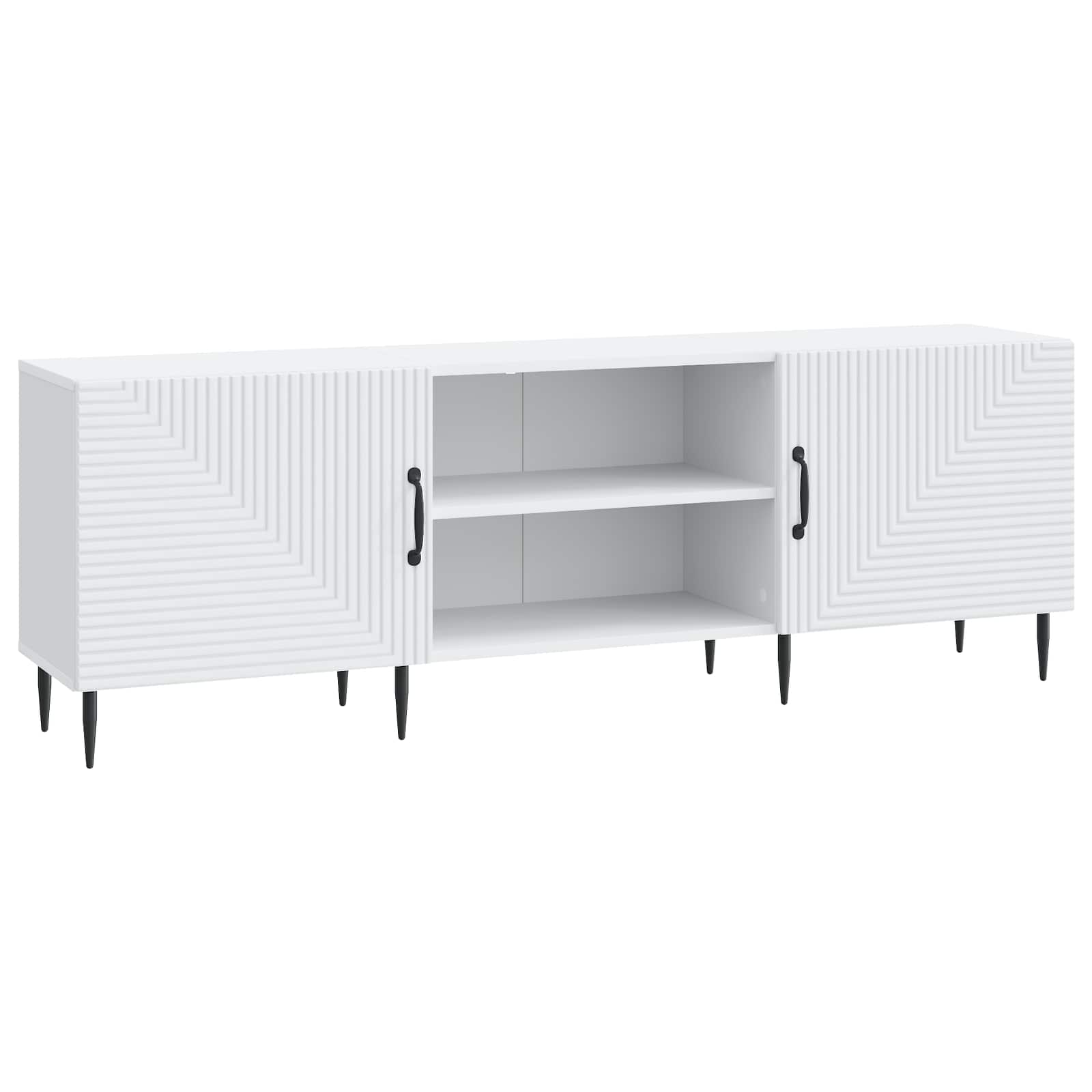 vidaXL Cabinet TV Alb 150 x 31 x 50 cm Lemn prelucrat