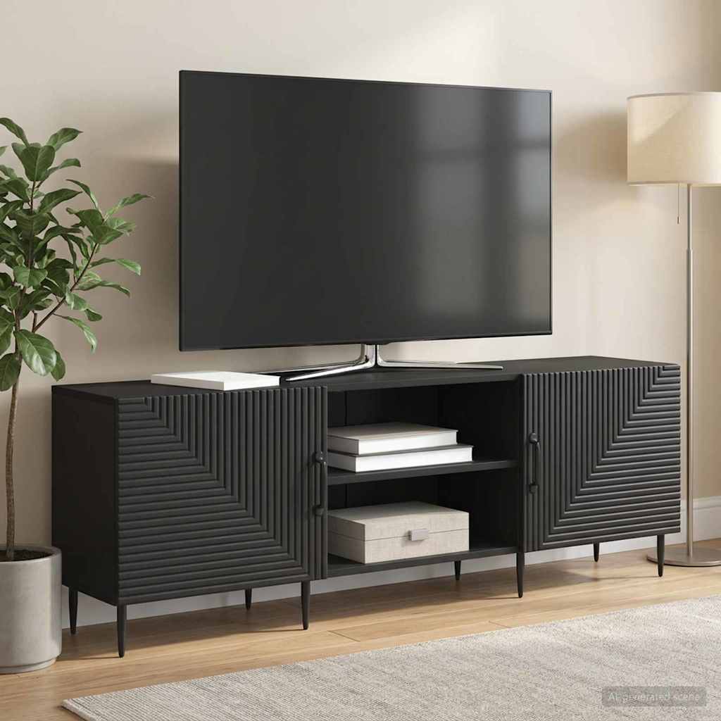 TV-kaappi Musta 150 x 31 x 50 cm Tekninen puu