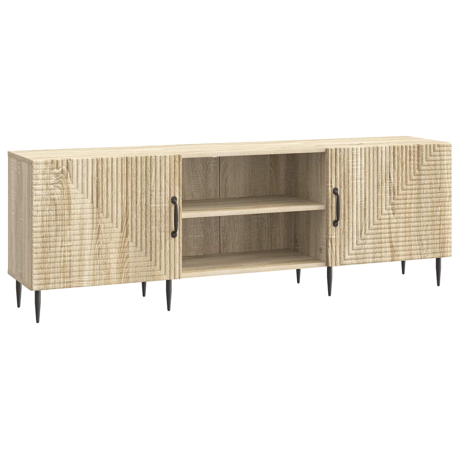 vidaXL Cabinet TV Stejar Sonoma 150 x 31 x 50 cm Lemn prelucrat