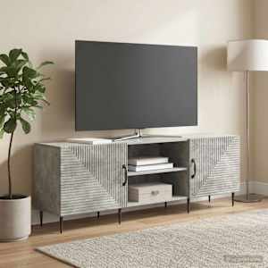 TV omarica Betonsko siva 150 x 31 x 50 cm Inženirski les