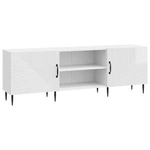 Televizní skříň Bílá s vysokým leskem 150 x 31 x 50 cm - obrázek 2