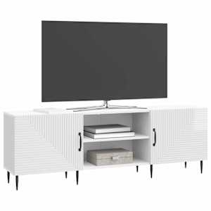 Televizní skříň Bílá s vysokým leskem 150 x 31 x 50 cm - obrázek 3