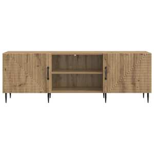 Televizní skříň 150 x 31 x 50 cm Dub artisan Kompozitní dřevo - obrázek 6