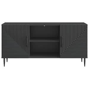 Televizní skříň Černá 102 x 34,5 x 50 cm Kompozitní dřevo - obrázek 6
