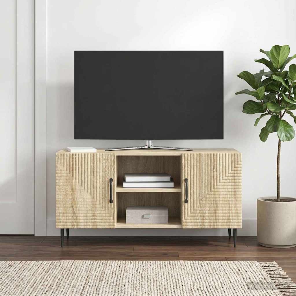 TV-kaappi Sonoma-tammi 102 x 34,5 x 50 cm Tekninen puu