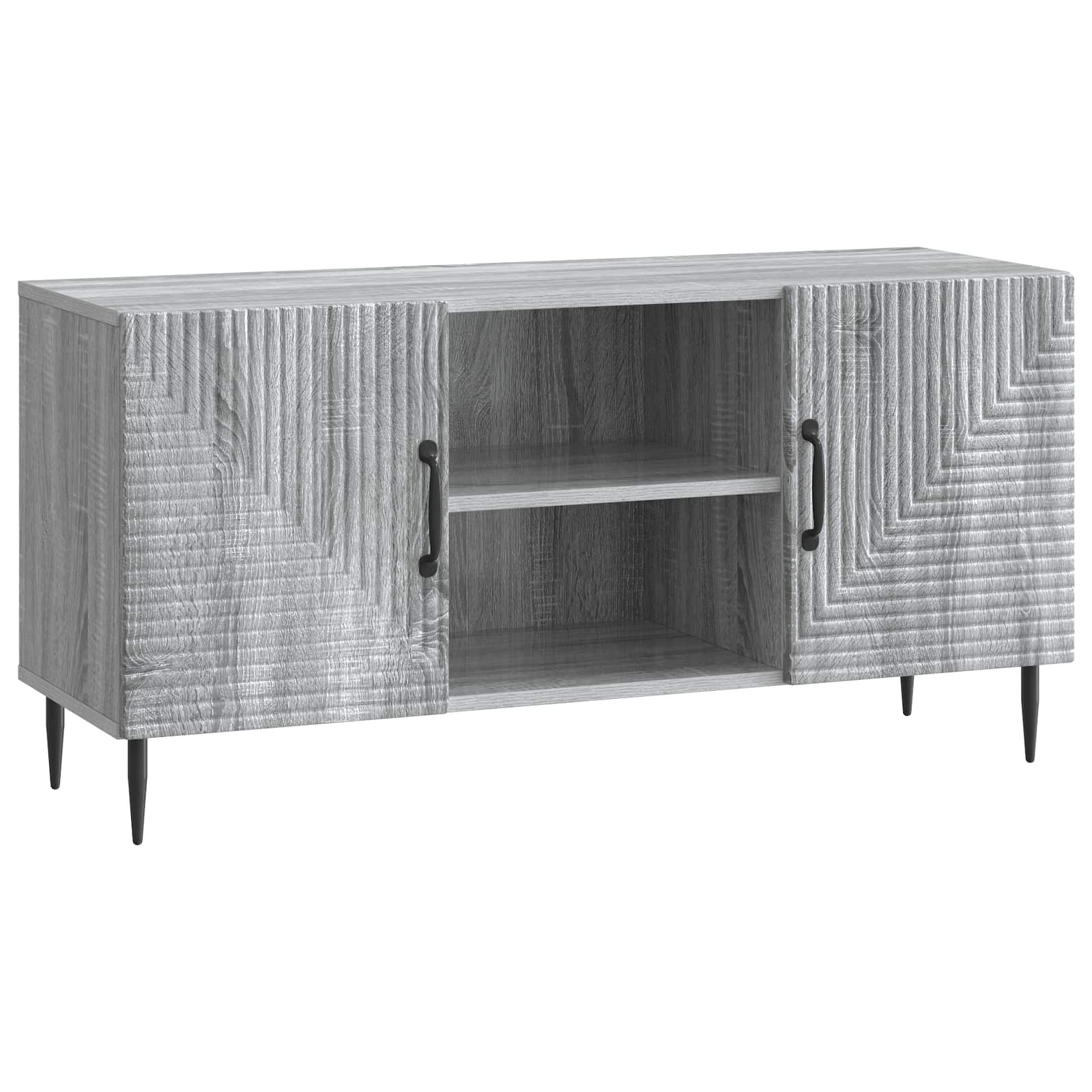 vidaXL Cabinet TV Sonoma gri 102 x 34,5 x 50 cm Lemn prelucrat
