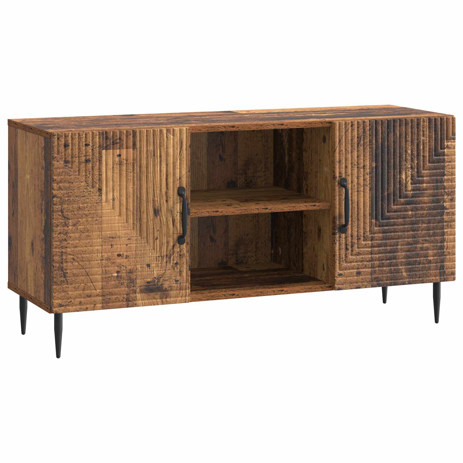 vidaXL Cabinet TV Lemn vechi 102 x 34,5 x 50 cm Lemn prelucrat