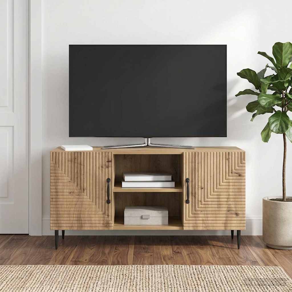 TV omarica 102 x 34,5 x 50 cm Artisan hrast Inženirski les - slika 4