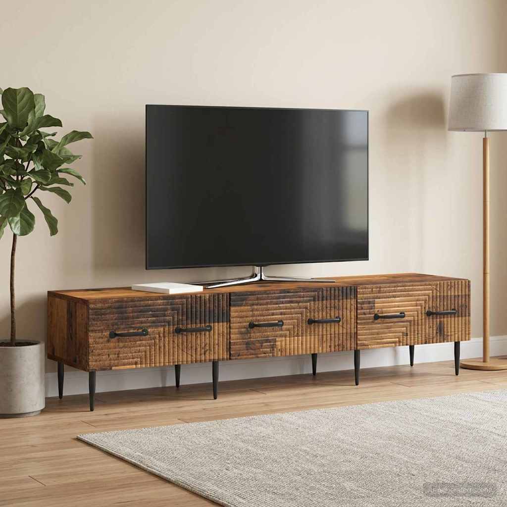 vidaXL Cabinet TV Lemn vechi 147 x 34,5 x 30 cm Lemn prelucrat