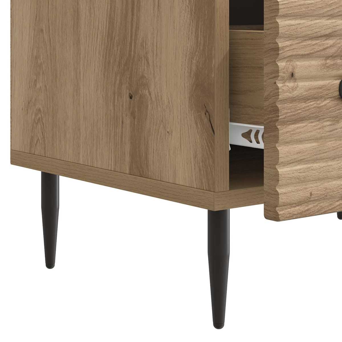 TV-skab 147 x 34,5 x 30 cm Konstrueret træ - Billede 9