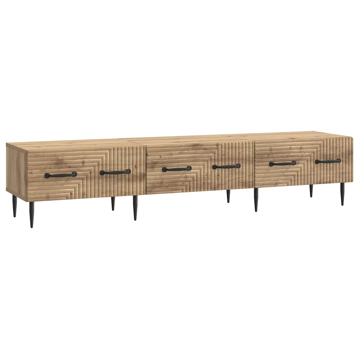 TV-skab 147 x 34,5 x 30 cm Konstrueret træ - Billede 2